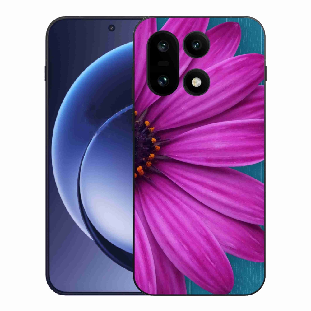 Gelový kryt mmCase na One Plus 15 - fialová kopretina