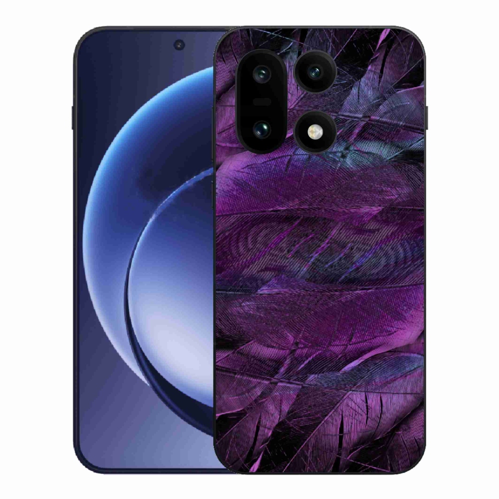 Gelový kryt mmCase na One Plus 15 - fialová pírka