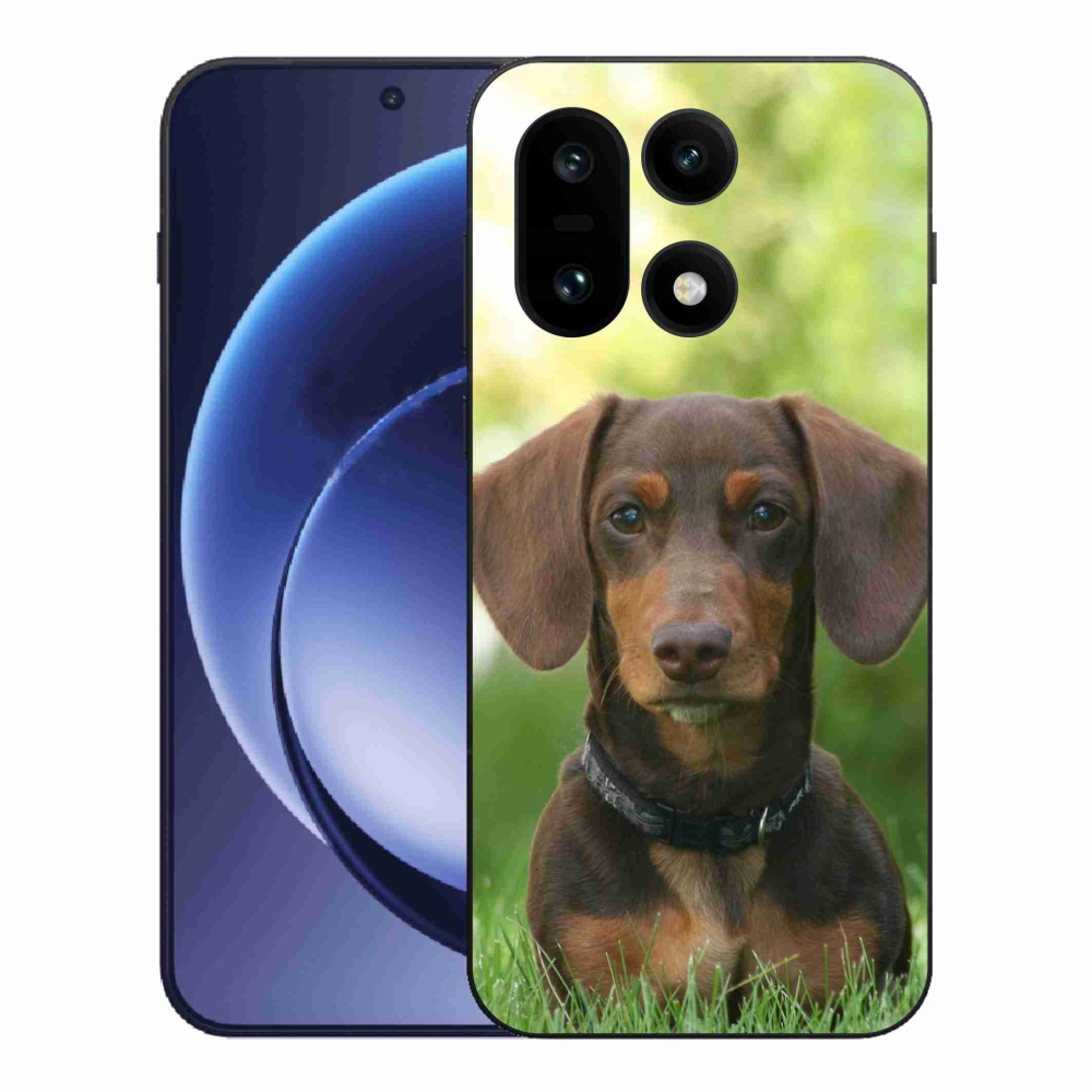 Gelový kryt mmCase na One Plus 15 - hnědý jezevčík