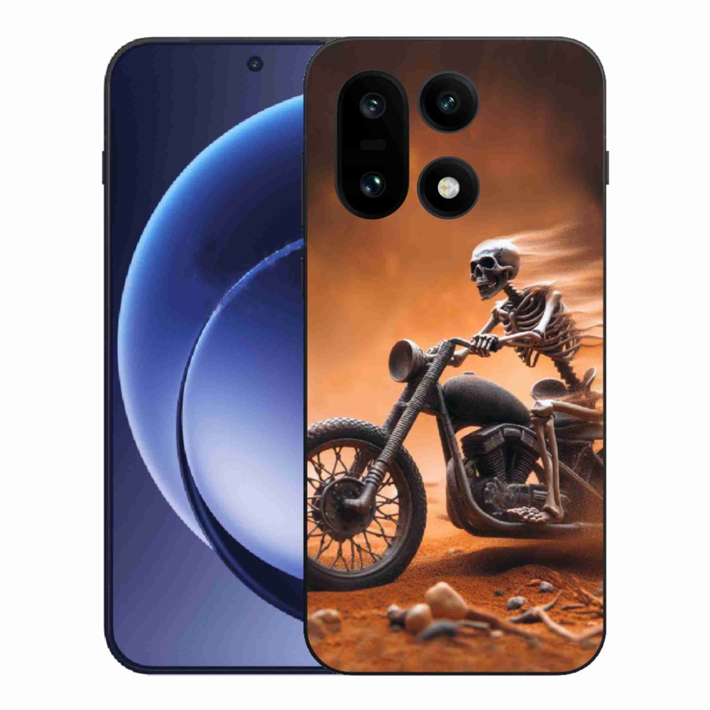 Gelový kryt mmCase na One Plus 15 - kostra na motorce