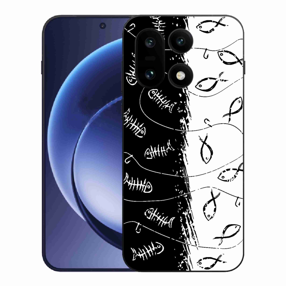 Gelový kryt mmCase na One Plus 15 - kostry a rybky