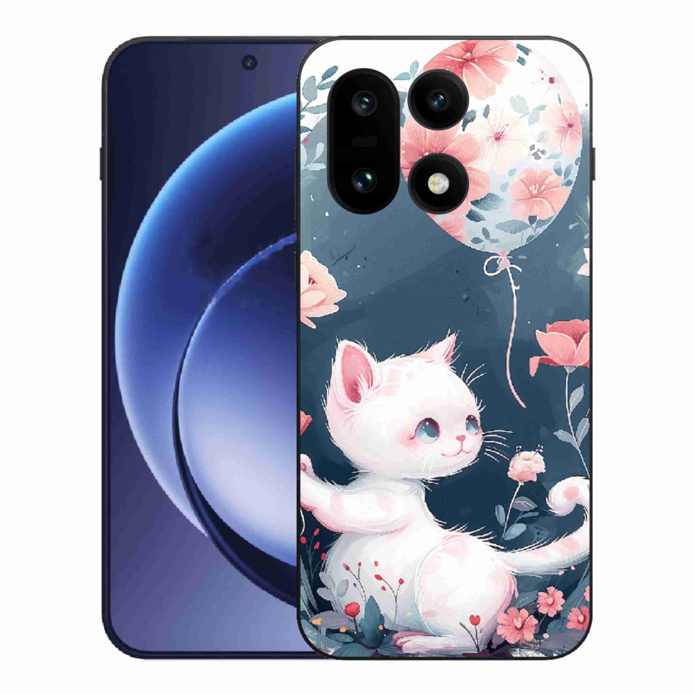 Gelový kryt mmCase na One Plus 15 - kotě s balónkem