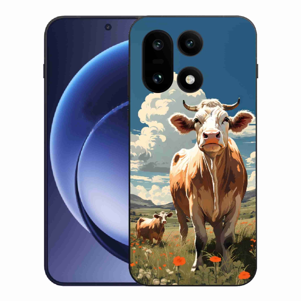 Gelový kryt mmCase na One Plus 15 - krávy na louce