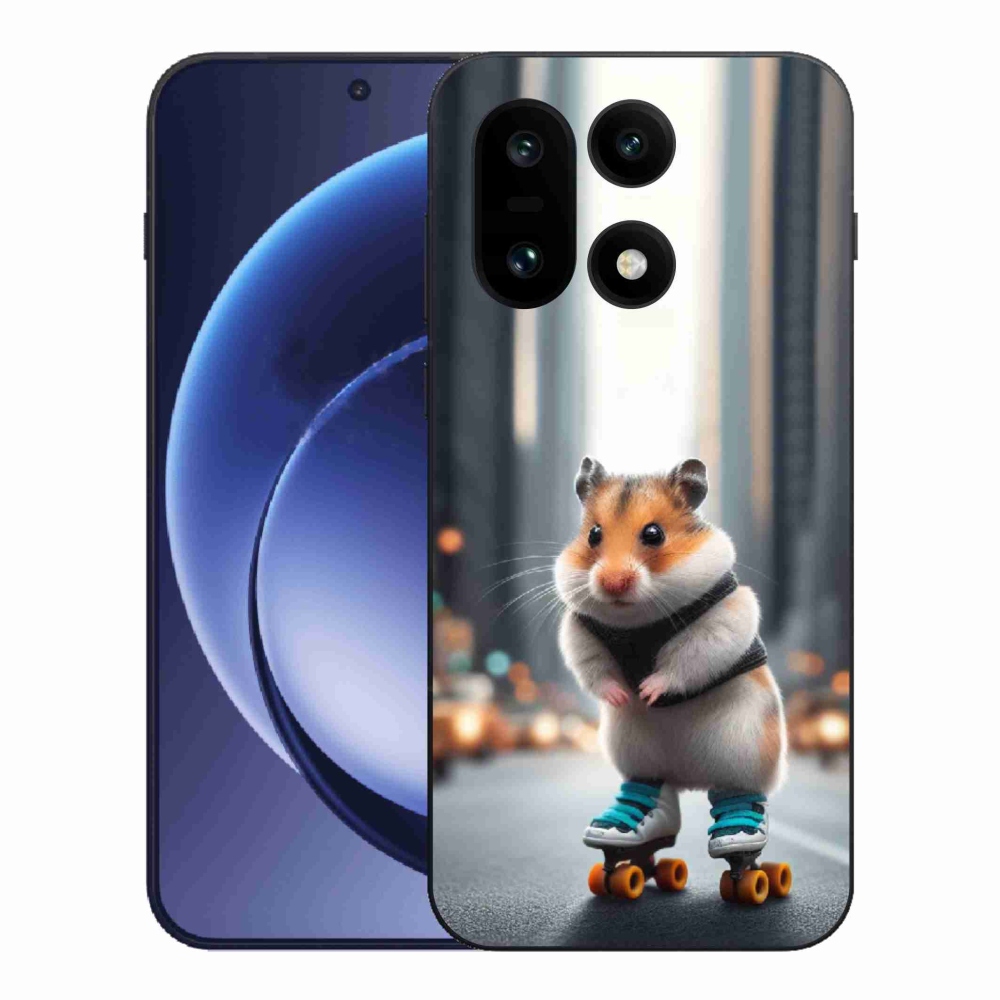 Gelový kryt mmCase na One Plus 15 - křeček na bruslích