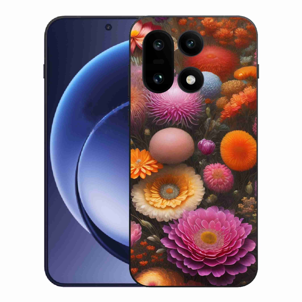 Gelový kryt mmCase na One Plus 15 - květinová kompozice