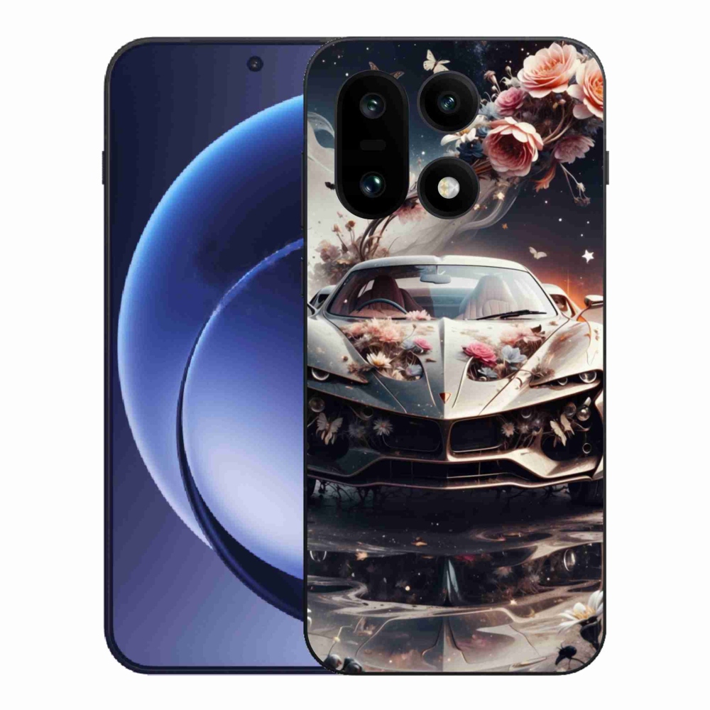 Gelový kryt mmCase na One Plus 15 - květinový sportovní vůz