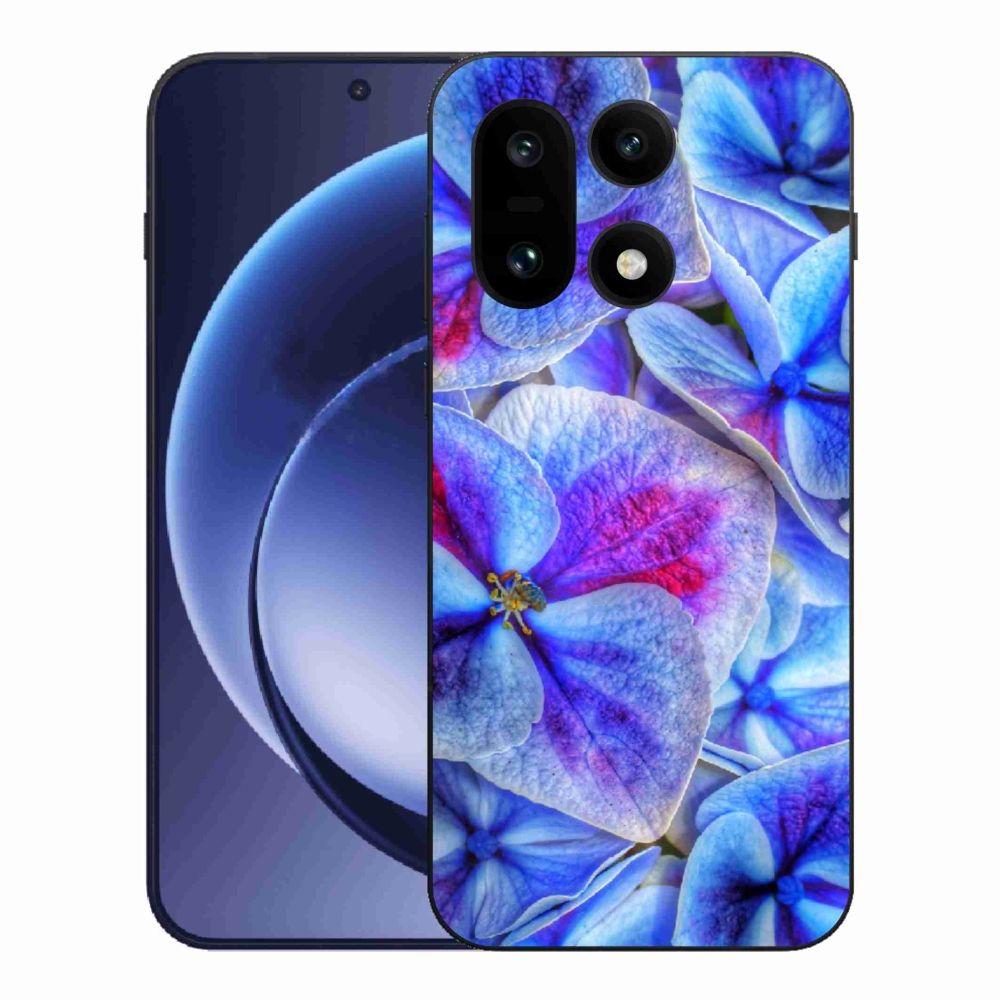 Gelový kryt mmCase na One Plus 15 - modré květy 1