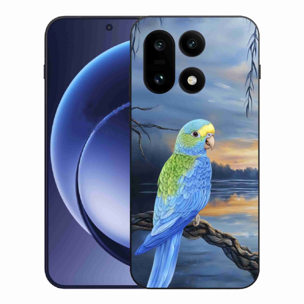 Gelový kryt mmCase na One Plus 15 - modrý papoušek