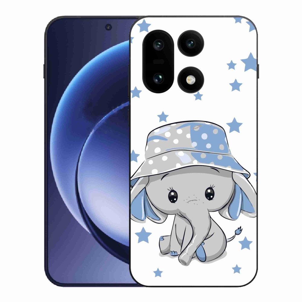 Gelový kryt mmCase na One Plus 15 - modrý slon
