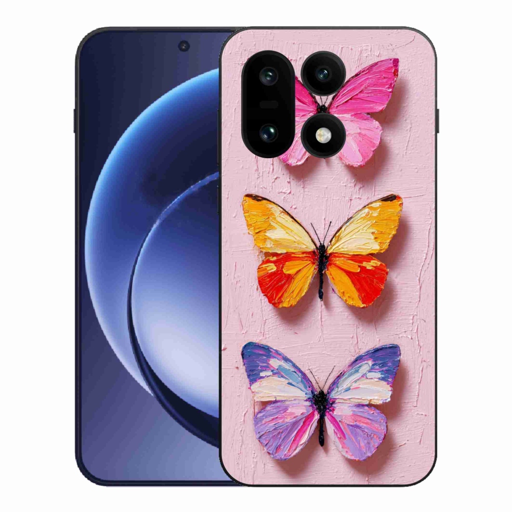 Gelový kryt mmCase na One Plus 15 - motýlí trojice
