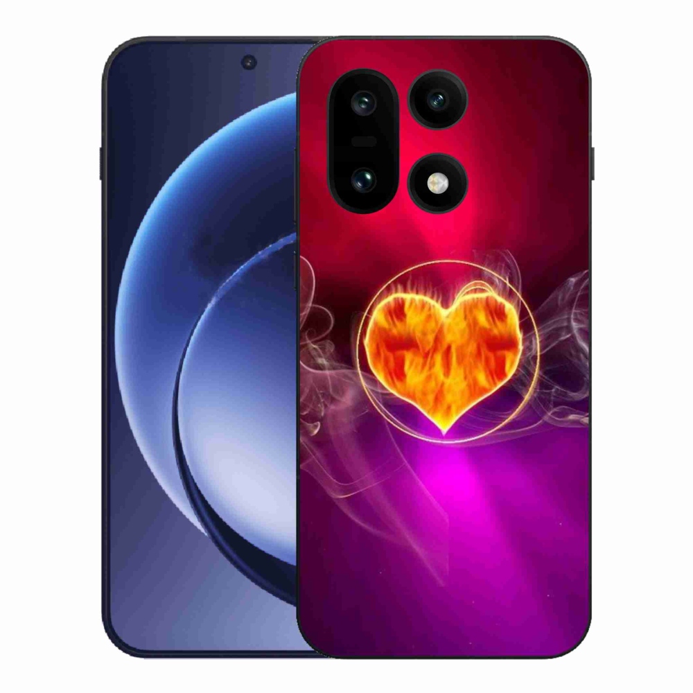 Gelový kryt mmCase na One Plus 15 - ohnivé srdce