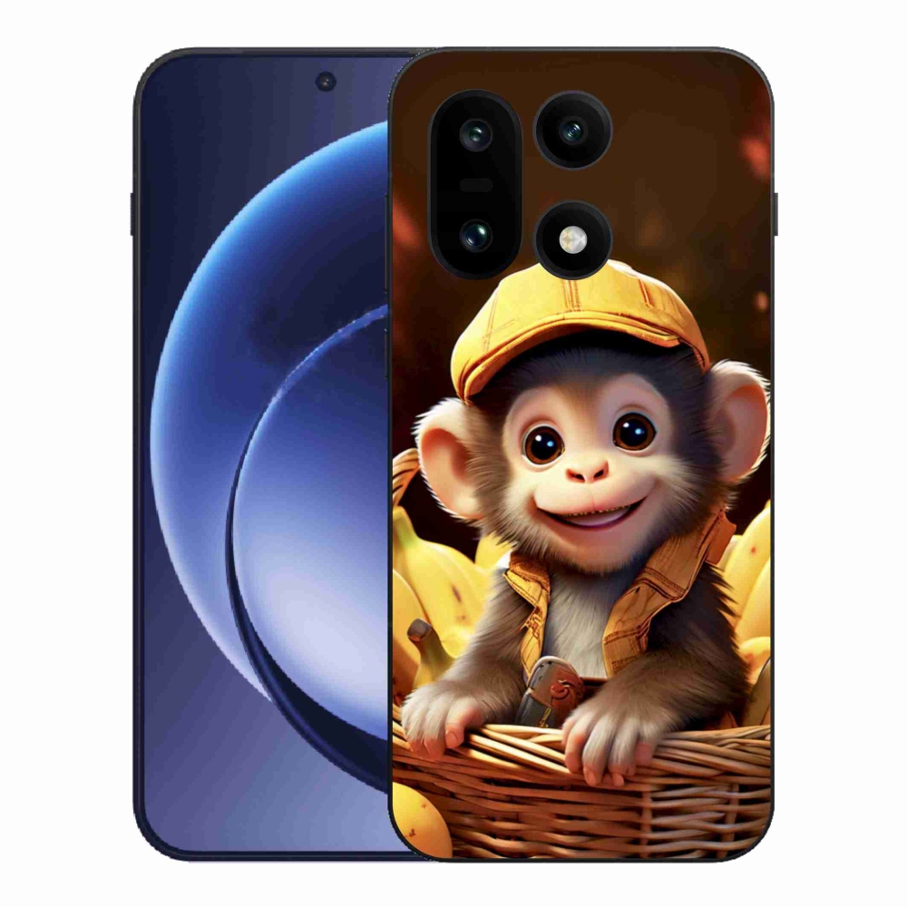 Gelový kryt mmCase na One Plus 15 - opice v košíku
