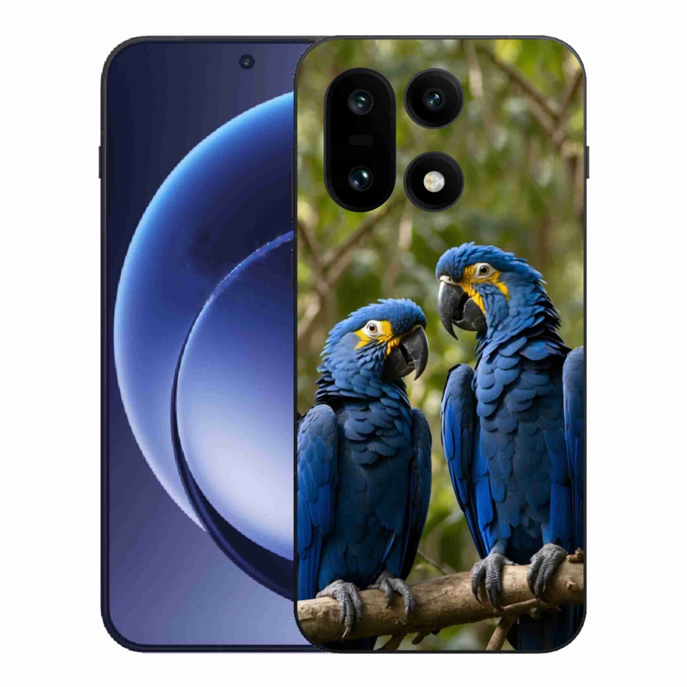 Gelový kryt mmCase na One Plus 15 - papouščí duo