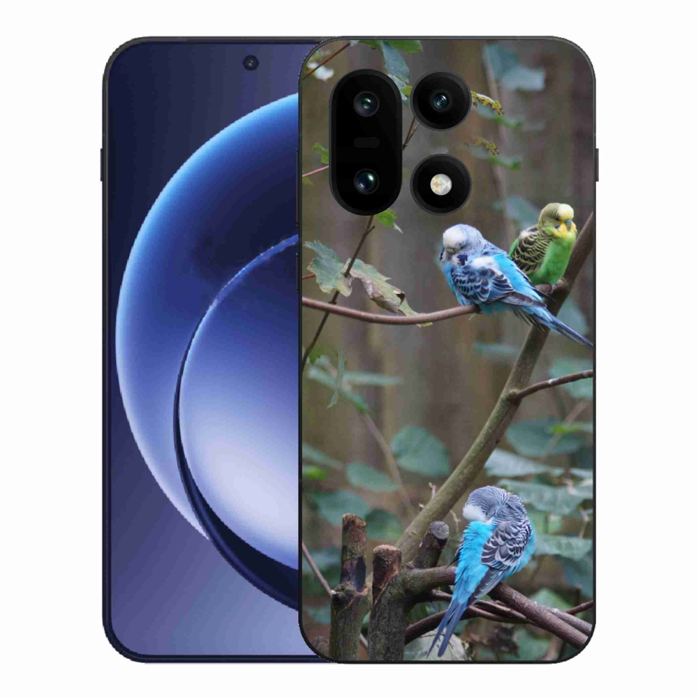 Gelový kryt mmCase na One Plus 15 - papoušci na větvi