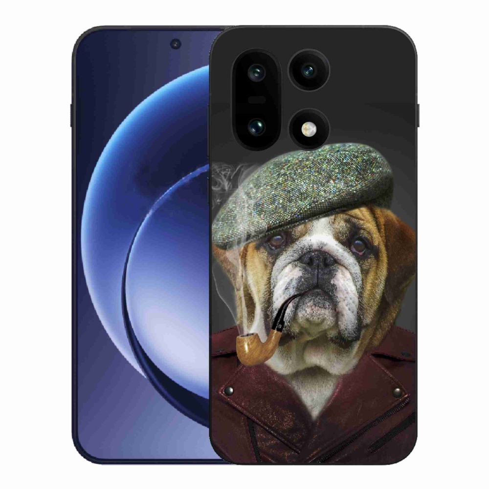 Gelový kryt mmCase na One Plus 15 - pes s fajfkou