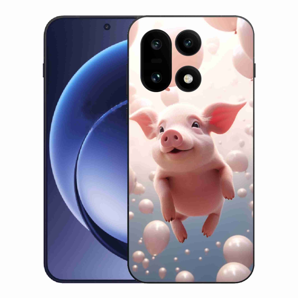 Gelový kryt mmCase na One Plus 15 - prasátko s balónky