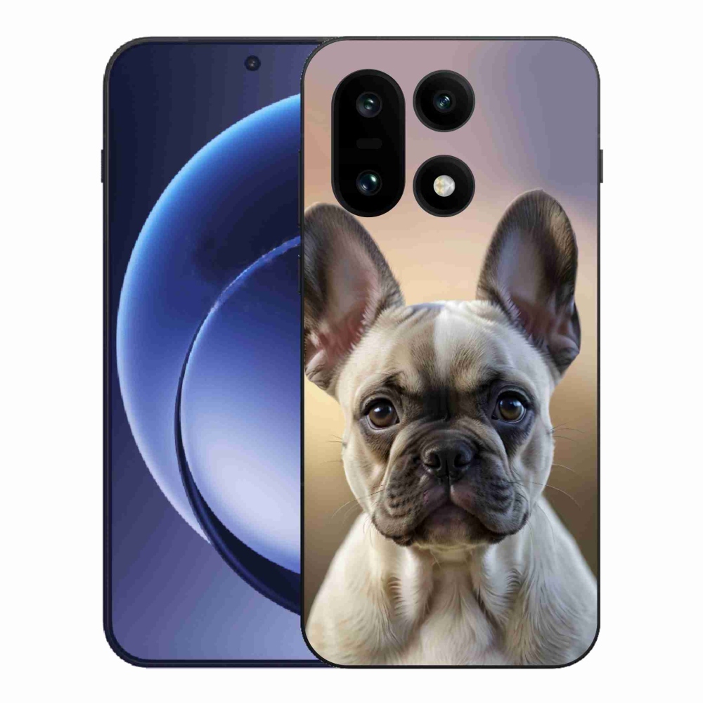 Gelový kryt mmCase na One Plus 15 - roztomilý francouzský buldoček