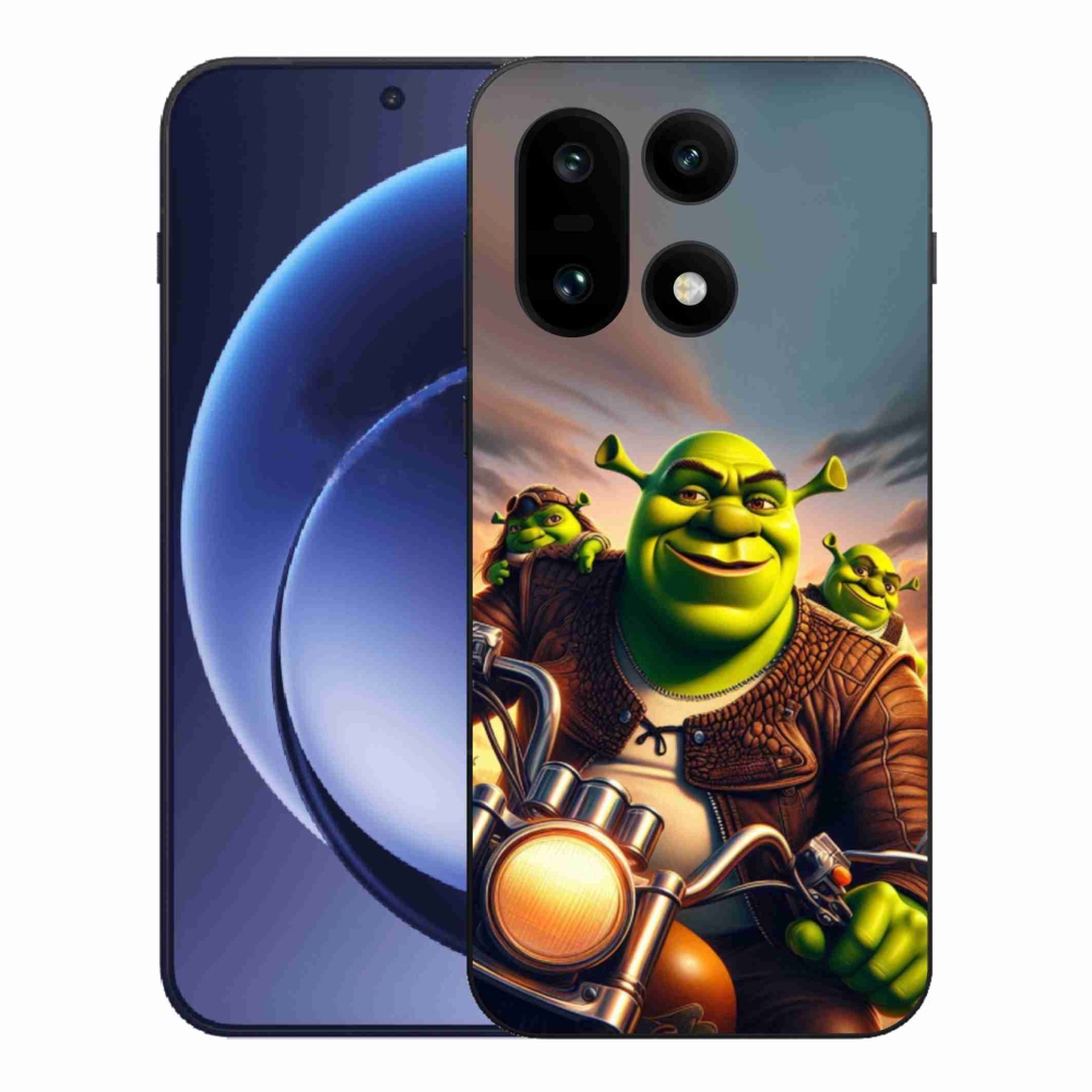 Gelový kryt mmCase na One Plus 15 - shrek na motorce