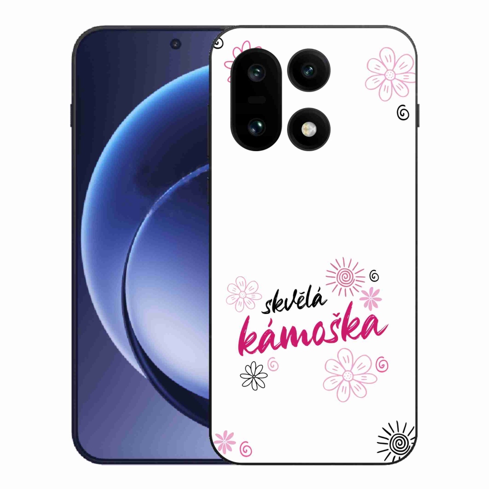 Gelový kryt mmCase na One Plus 15 - skvělá kámoška bílé pozadí