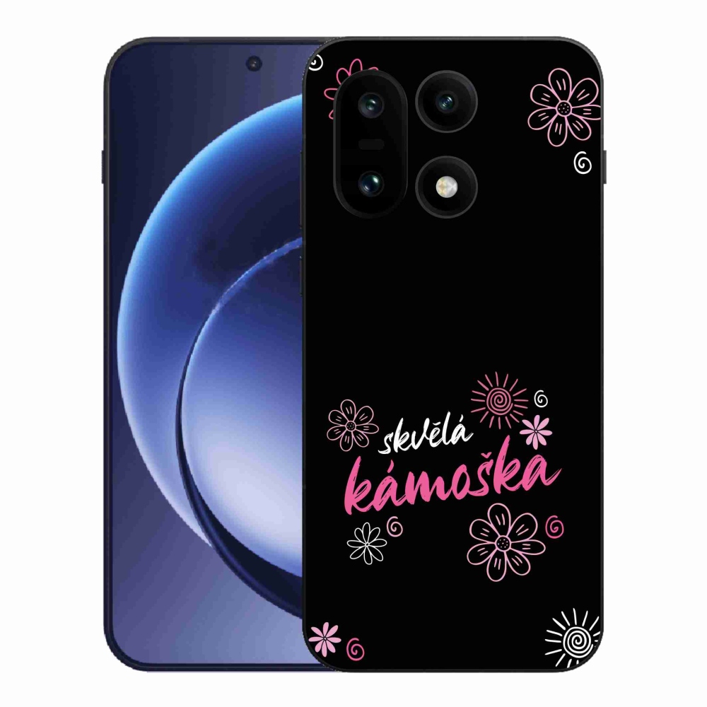 Gelový kryt mmCase na One Plus 15 - skvělá kámoška černé pozadí