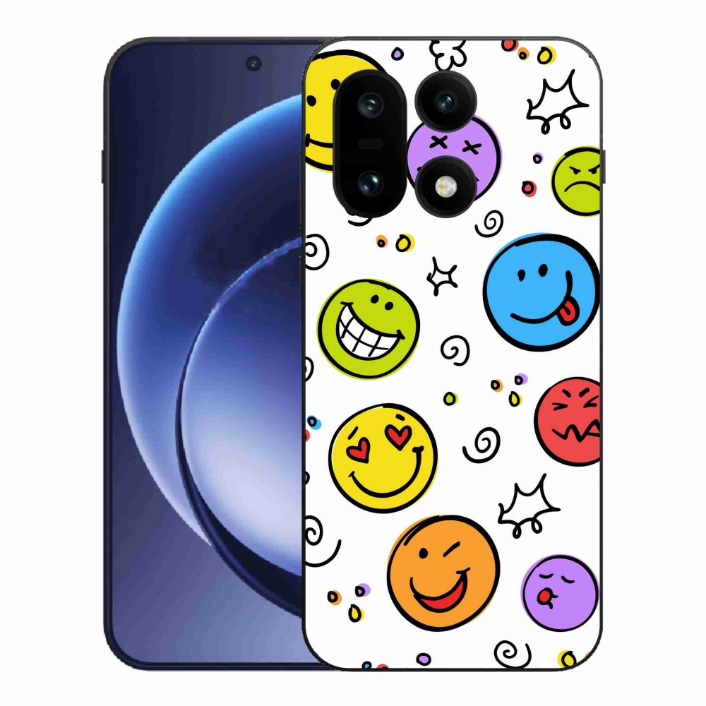 Gelový kryt mmCase na One Plus 15 - smajlíci