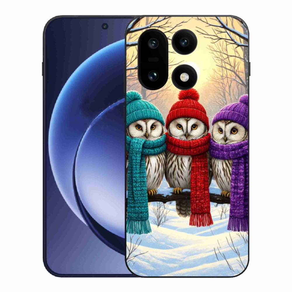 Gelový kryt mmCase na One Plus 15 - soví přátelé