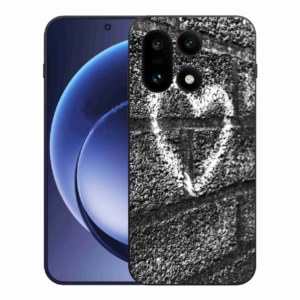 Gelový kryt mmCase na One Plus 15 - srdce na zdi