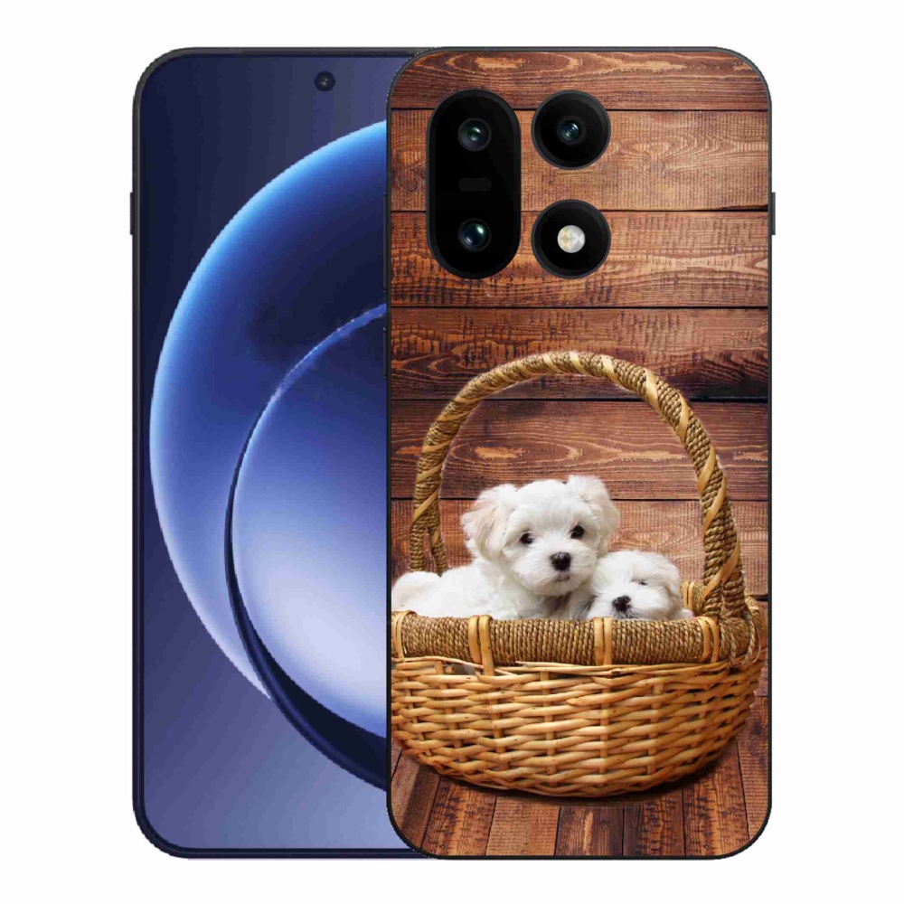 Gelový kryt mmCase na One Plus 15 - štěňátka