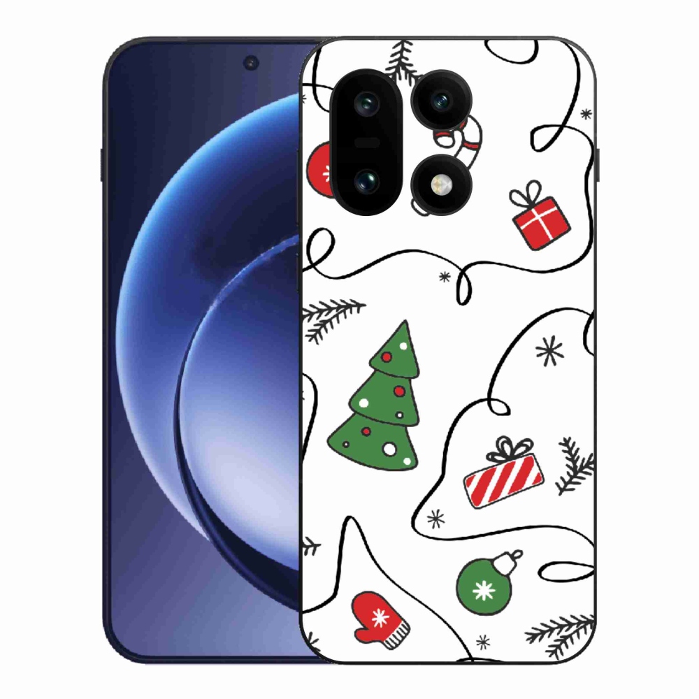 Gelový kryt mmCase na One Plus 15 - vánoční motivy
