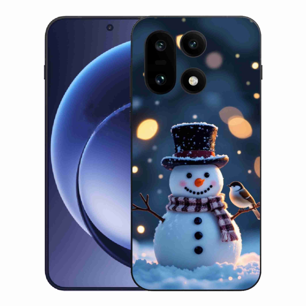 Gelový kryt mmCase na One Plus 15 - vánoční sněhulák