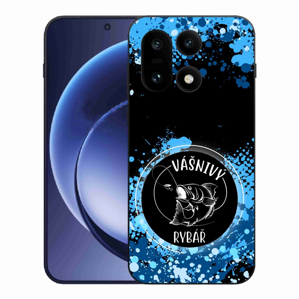 Gelový kryt mmCase na One Plus 15 - vášnivý rybář černé pozadí