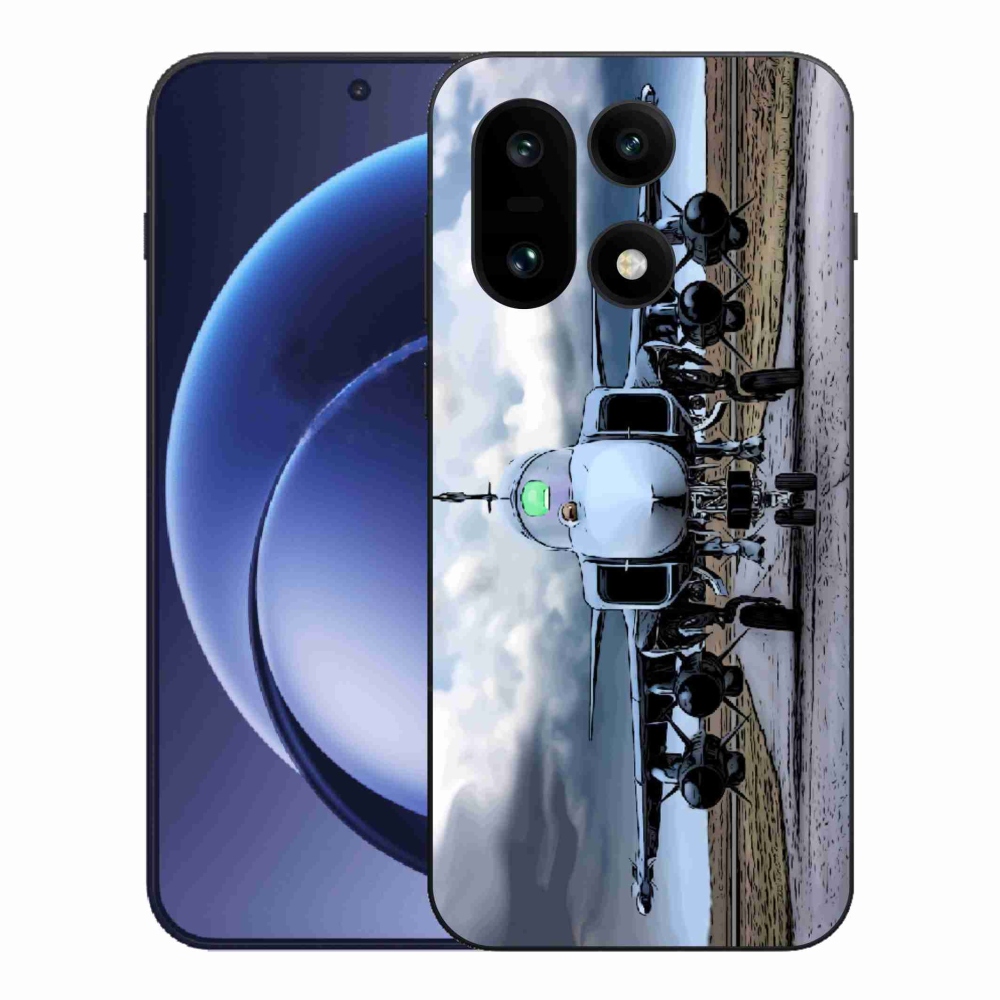 Gelový kryt mmCase na One Plus 15 - vojenské letadlo