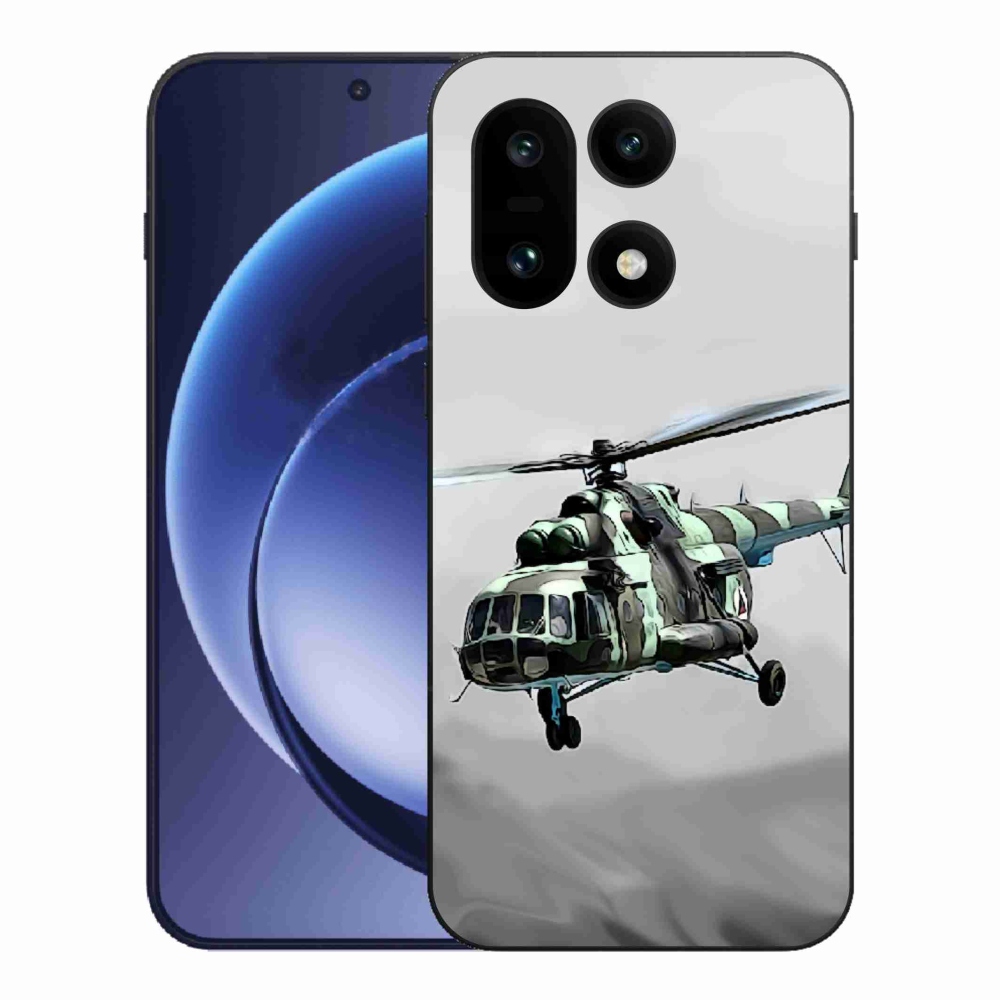 Gelový kryt mmCase na One Plus 15 - vojenský vrtulník