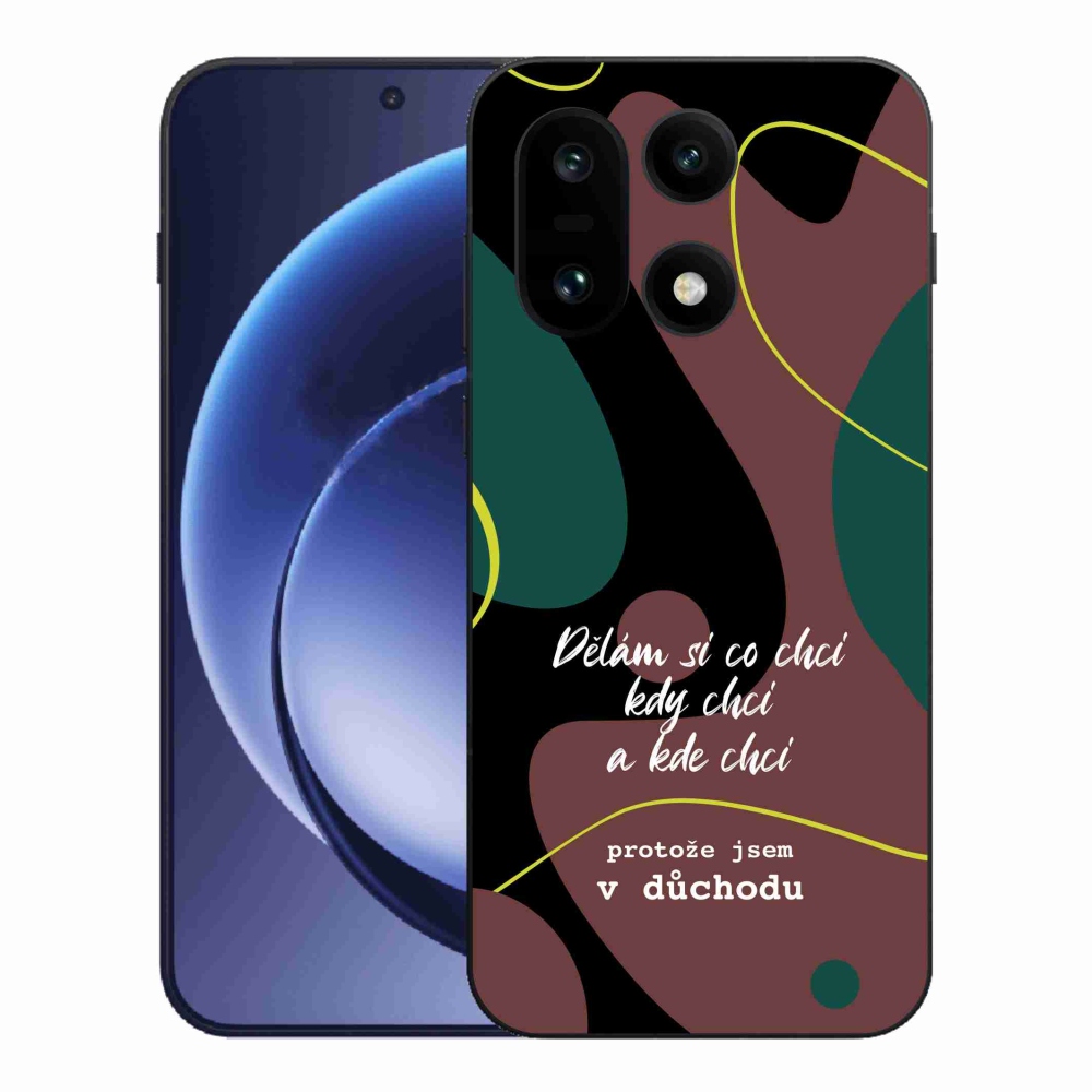 Gelový kryt mmCase na One Plus 15 - vtipný text 10 černé pozadí