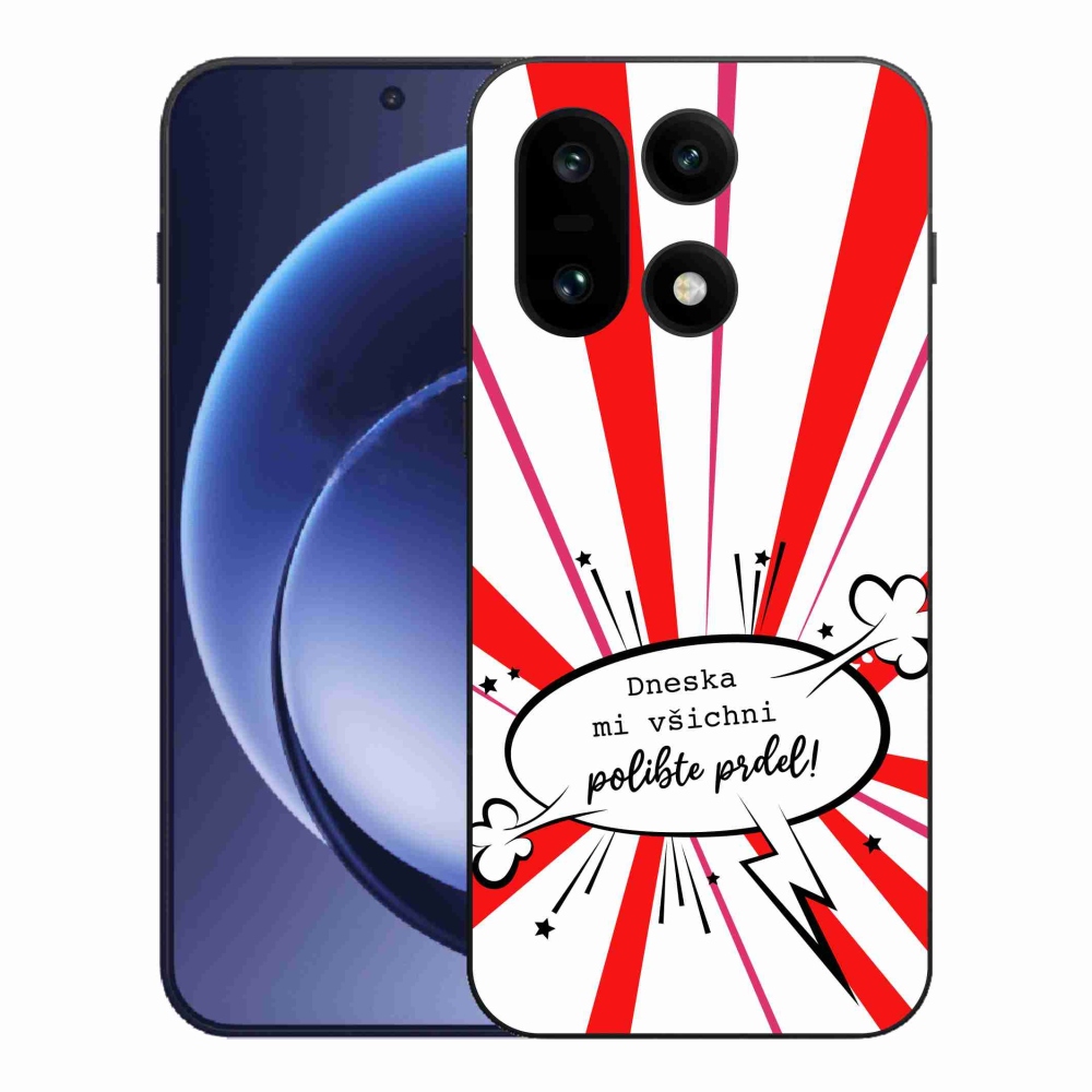 Gelový kryt mmCase na One Plus 15 - vtipný text 15 bílé pozadí