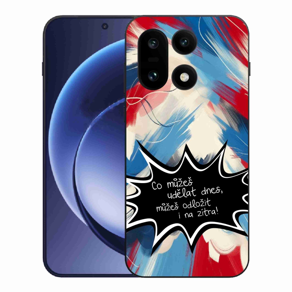 Gelový kryt mmCase na One Plus 15 - vtipný text 9 černé pozadí