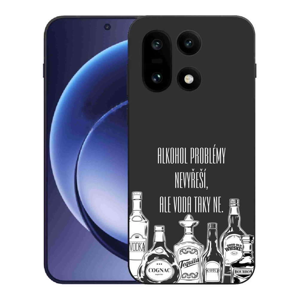 Gelový kryt mmCase na One Plus 15 - vtipný text černé pozadí