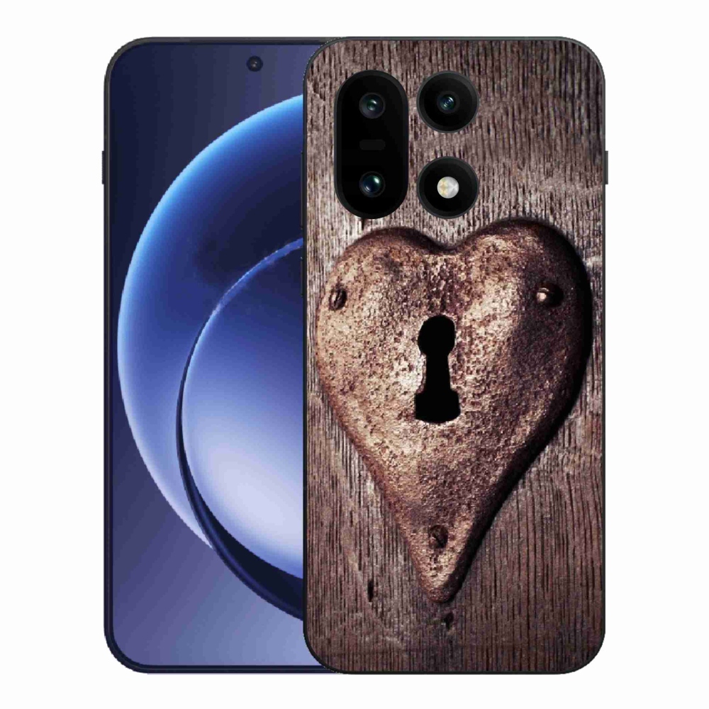 Gelový kryt mmCase na One Plus 15 - zámek ve tvaru srdce