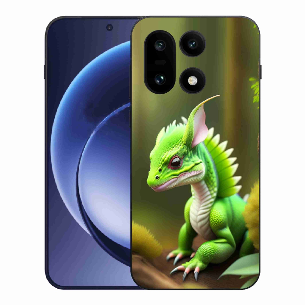 Gelový kryt mmCase na One Plus 15 - zelený dráček