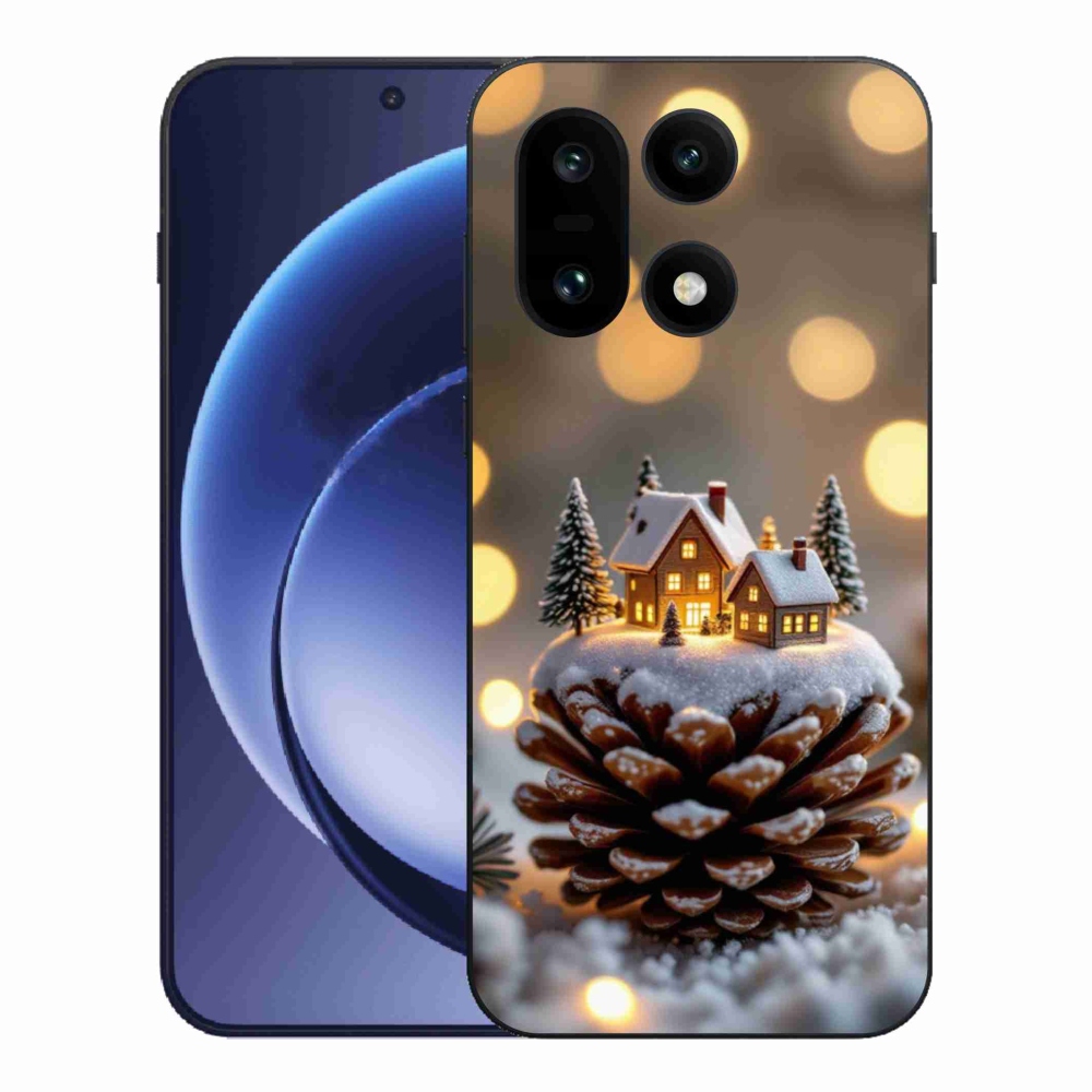 Gelový kryt mmCase na One Plus 15 - zimní vesnička