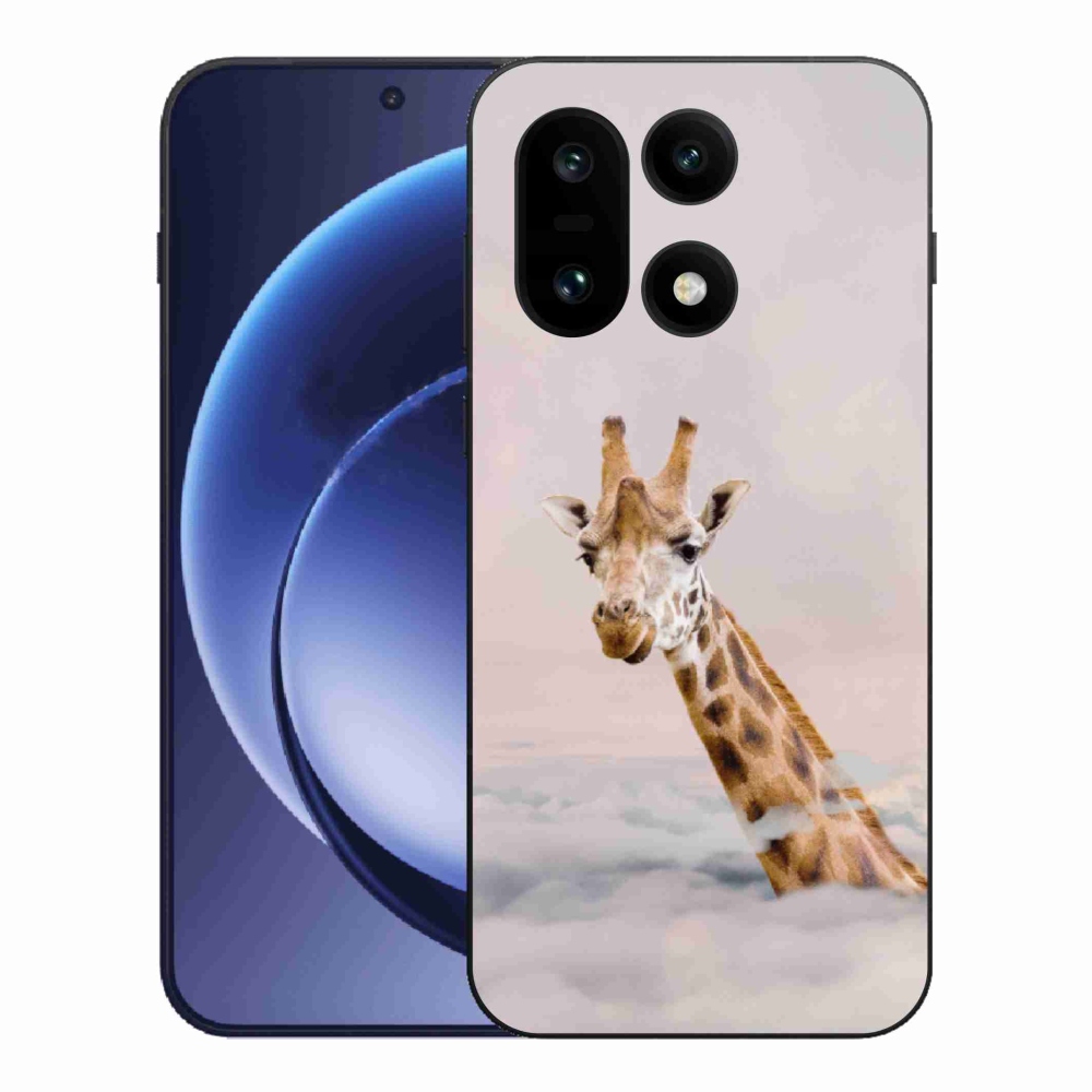 Gelový kryt mmCase na One Plus 15 - žirafa v oblacích