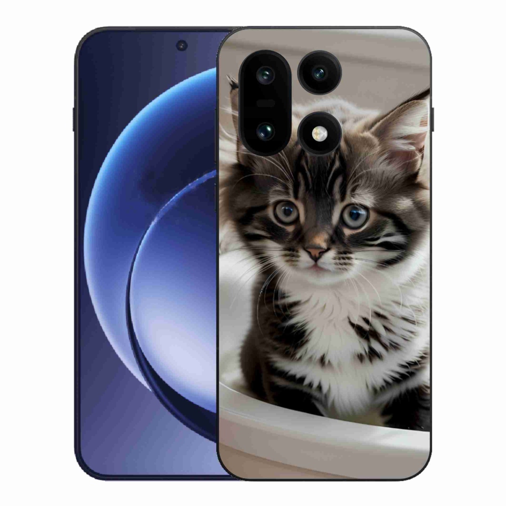 Gelový kryt mmCase na One Plus 15 - zvědavé kotě