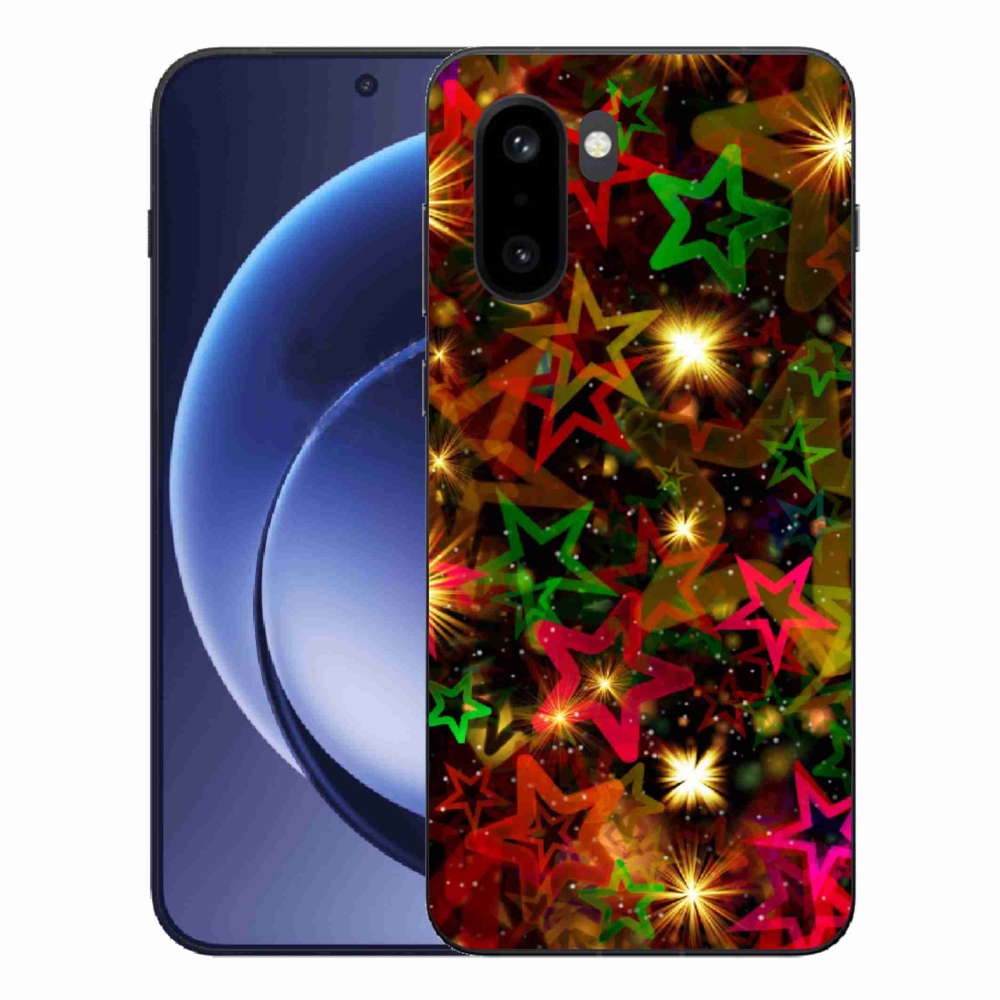 Gelový kryt mmCase na One Plus 15R - barevné hvězdičky