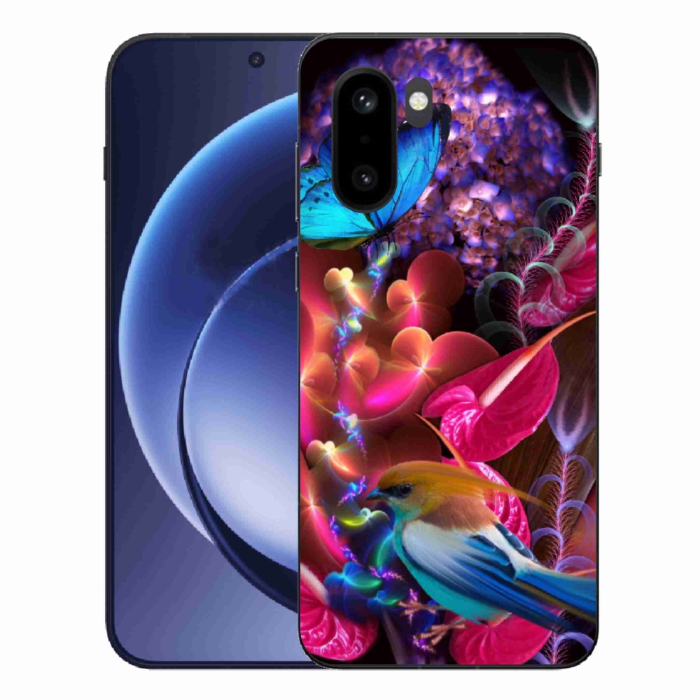 Gelový kryt mmCase na One Plus 15R - barevné květiny