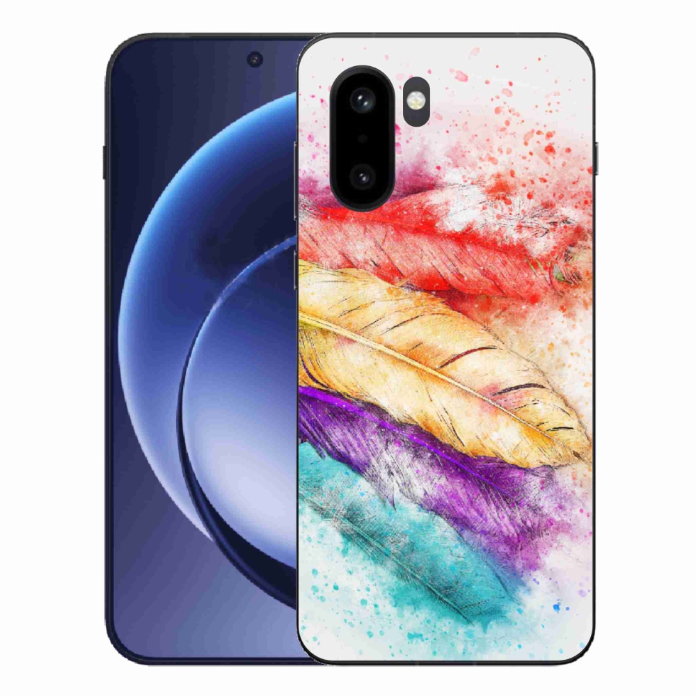 Gelový kryt mmCase na One Plus 15R - barevné peří