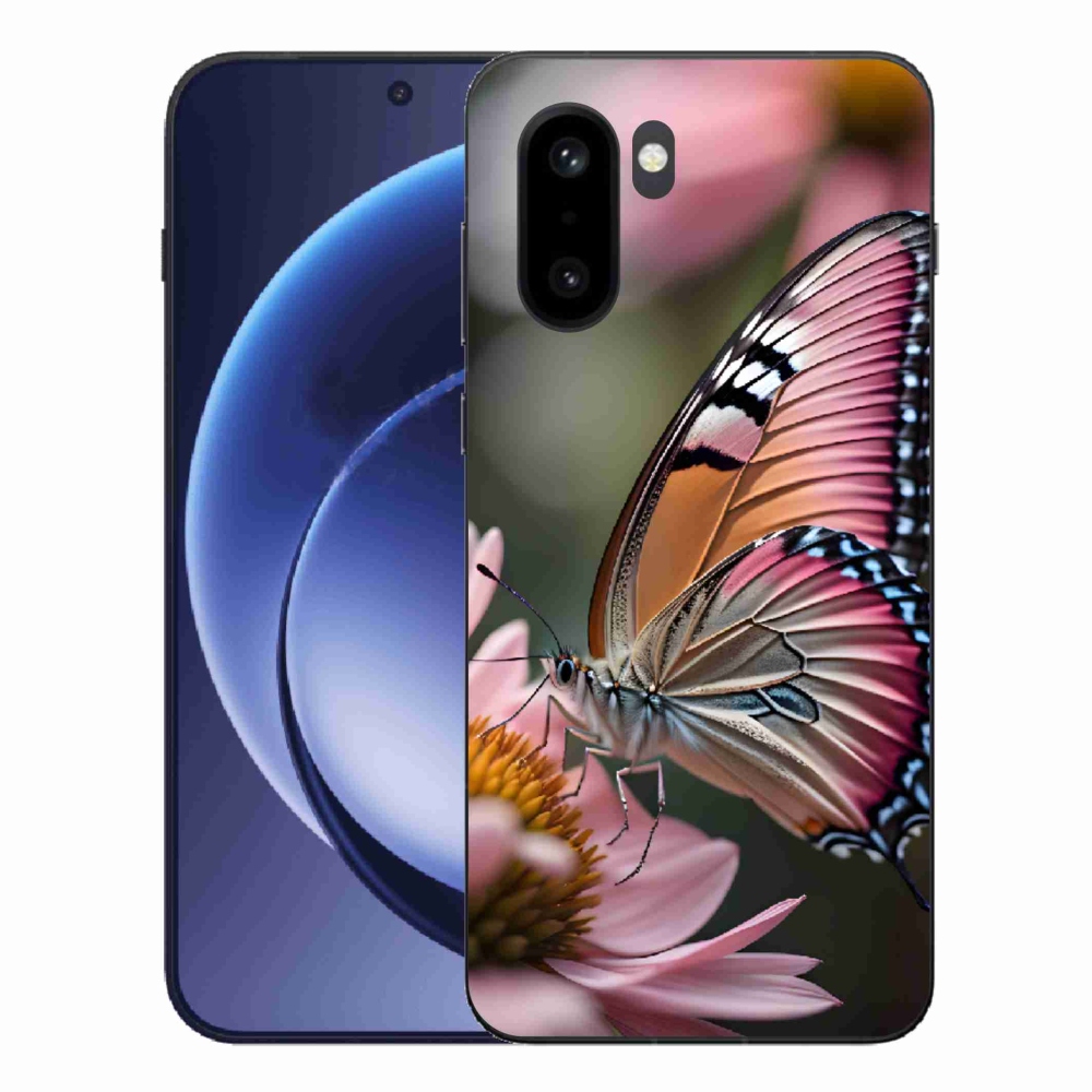 Gelový kryt mmCase na One Plus 15R - barevný motýl