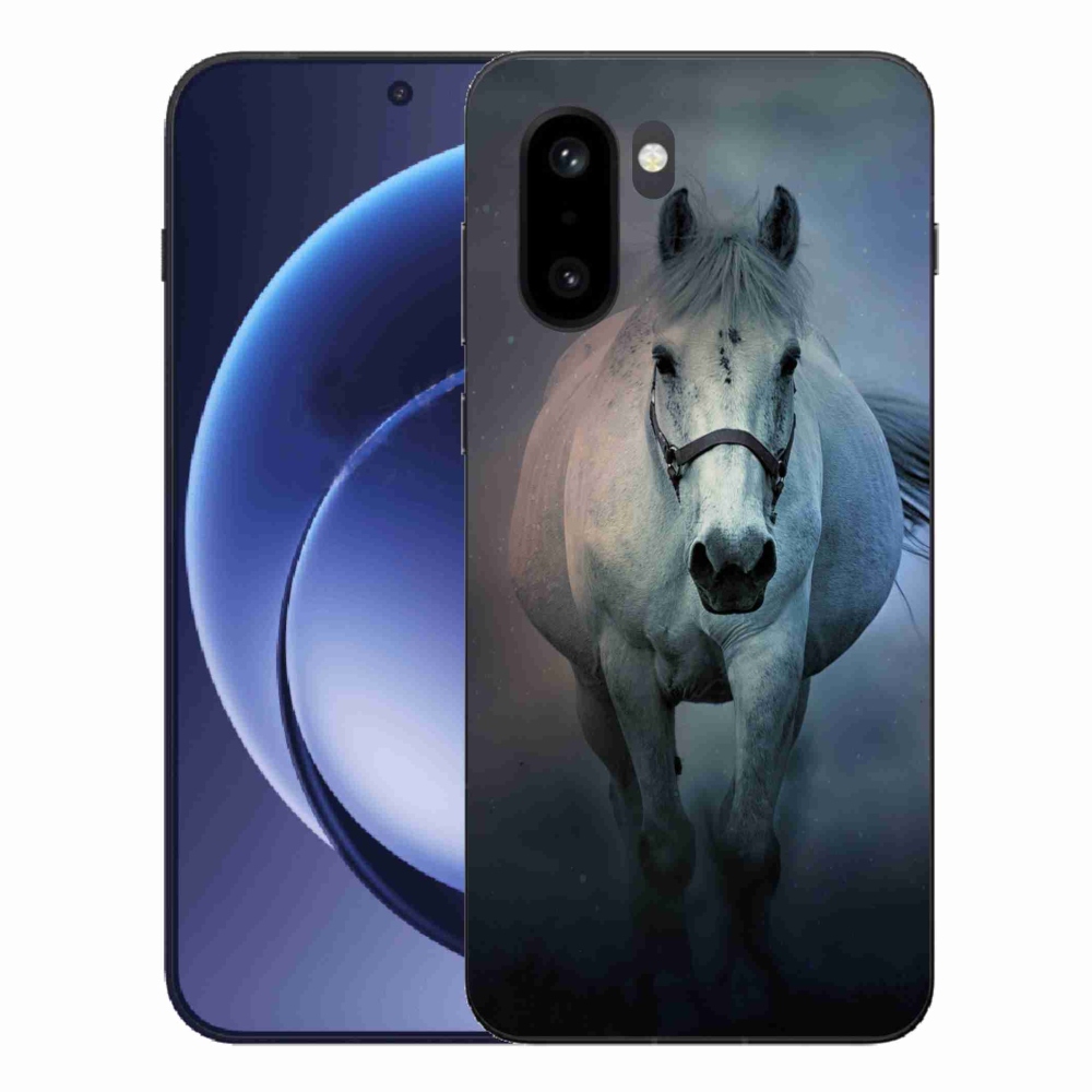 Gelový kryt mmCase na One Plus 15R - běžící bílý kůň