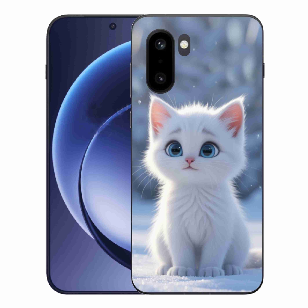 Gelový kryt mmCase na One Plus 15R - bílé kotě 3
