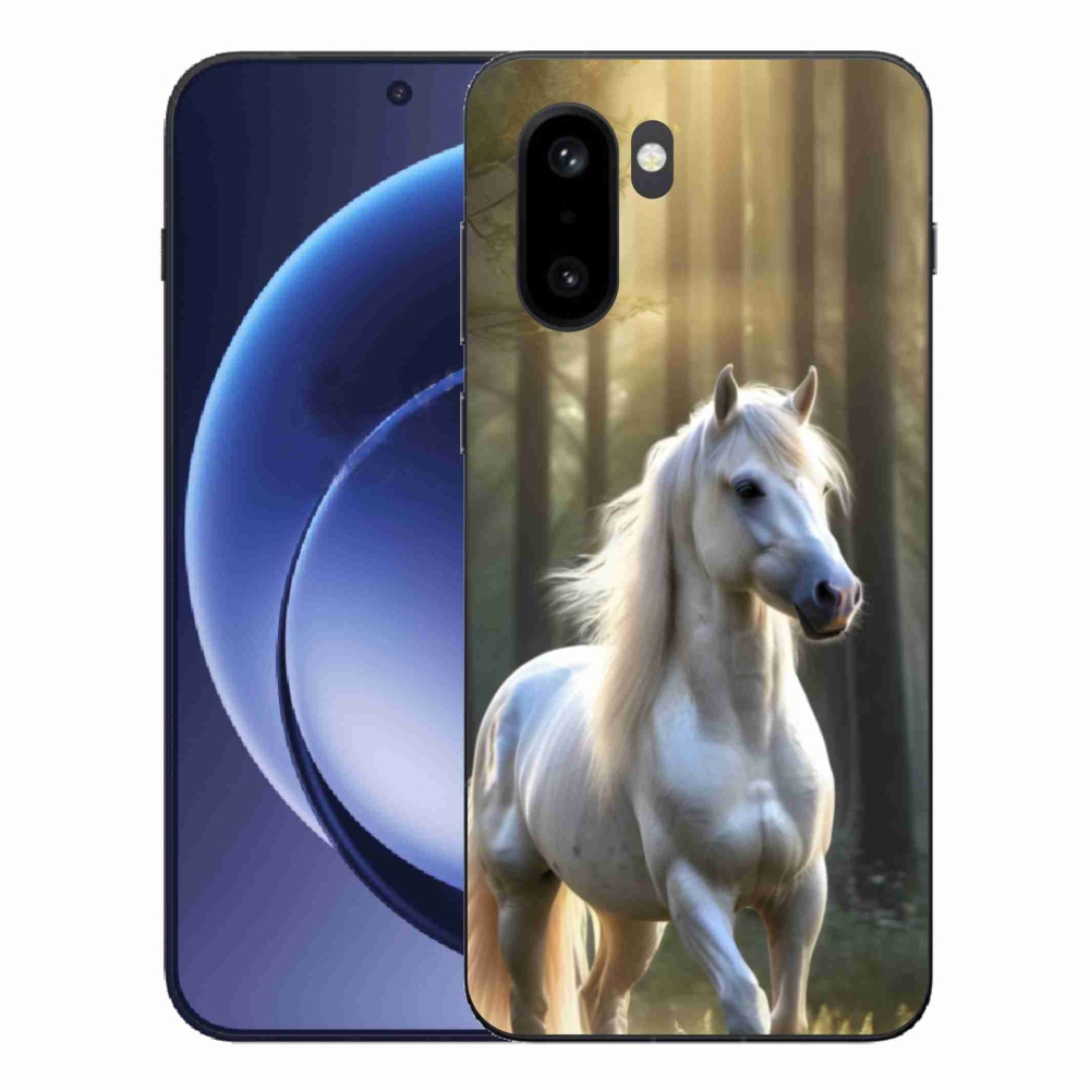 Gelový kryt mmCase na One Plus 15R - bílý kůň 3
