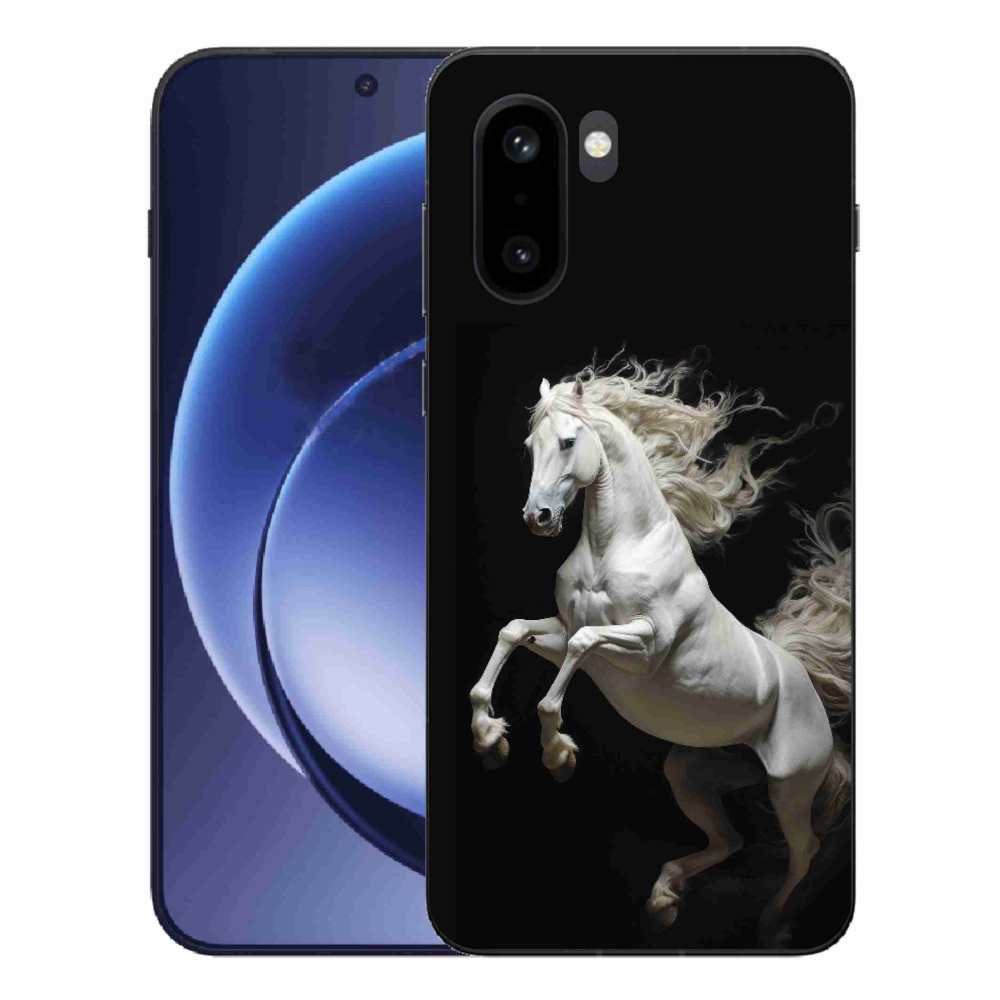 Gelový kryt mmCase na One Plus 15R - bílý kůň 4